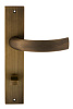 Дверная ручка на планке Extreza CASCATA-PL11-WC-96-F03 (CASCATA 140) матовая бронза