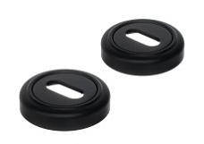 Накладка дверная под ключ буратино Extreza KEY-R01 черный матовый F22