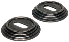 Накладка дверная под ключ буратино Extreza KEY-R05 античное серебро F45