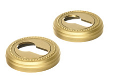 Накладка дверная под цилиндр Extreza CYL-R03 матовая латунь F02