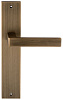 Дверная ручка на планке Extreza ENZO-PL11-F03 (ENZO 117) матовая бронза