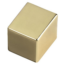 Вертушка квадратная под цилиндр Extreza KNOB-2 полированная латунь F01