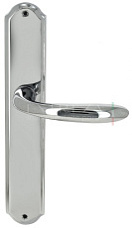 Дверная ручка Extreza "COMO" (Комо) 322 на планке PL01 полированный хром F04