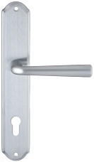 Дверная ручка Extreza "SANDRO" (Сандро) 332 на планке PL01 CYL матовый хром F05