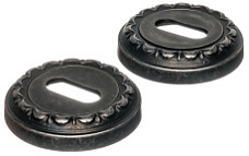 Накладка дверная под ключ буратино Extreza KEY-R02 античное серебро F45