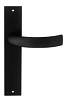 Дверная ручка на планке Extreza CASCATA-PL11-F22 (CASCATA 140) черный