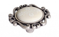 Мебельная ручка-кнопка P41.Y01.G4.ME8G