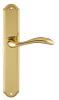 Дверная ручка на планке Extreza FLEXA-PL01-F01 (FLEXA 335) полированная латунь