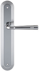 Дверная ручка Extreza "GUSTO" 334 на планке PL05 полированный хром F04